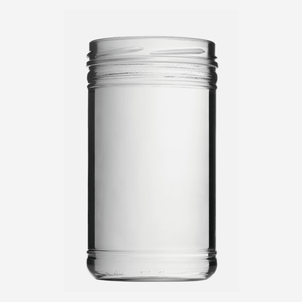 Screw jar 1053ml, white, mouth: TO100