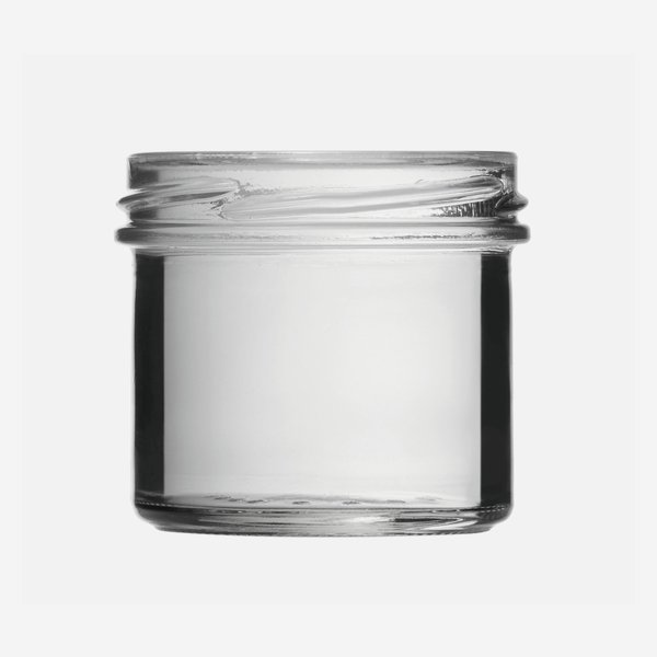 Screw jar 125ml, white, mouth: TO66