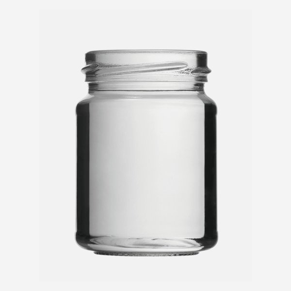 Screw jar 143ml, white, mouth: TO53