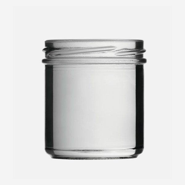 Screw jar 167ml, white, mouth: TO66