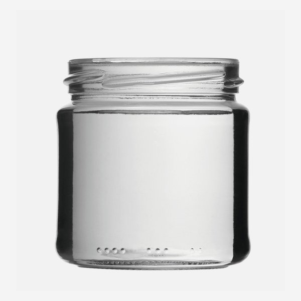 Screw jar 210ml, white, mouth: TO66