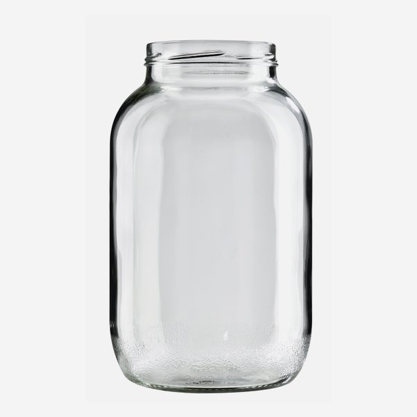 Screw jar 3400ml, white, mouth: TO100