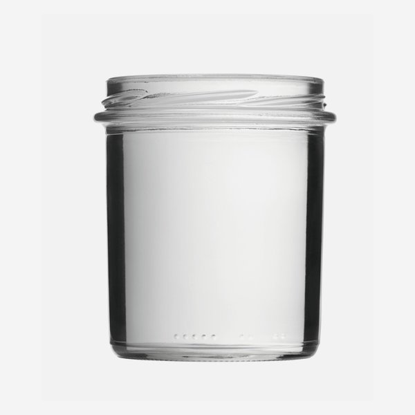 Screw jar 350ml, white, mouth: TO82