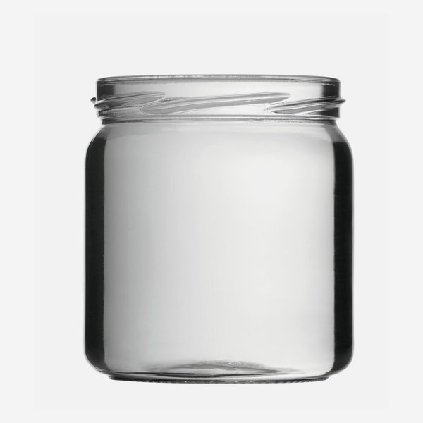 Screw jar 405ml, white, mouth: TO82