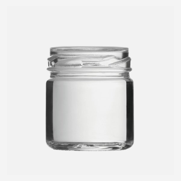 Screw jar 41ml, white, mouth: TO43