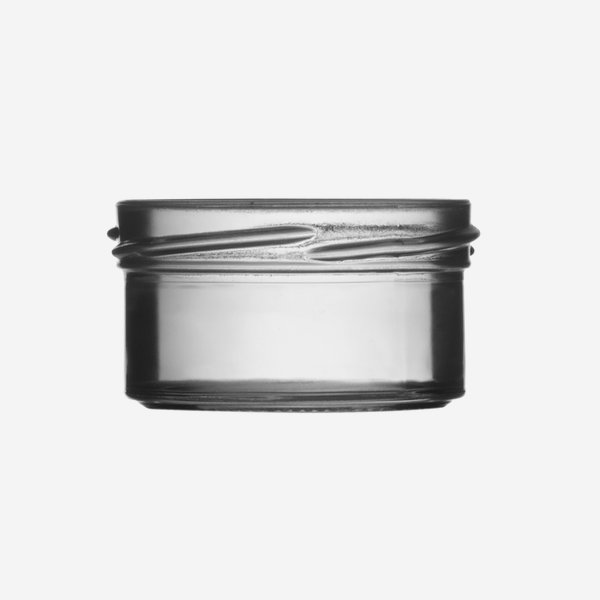 Cylindrical Jar 70ml, white, wide mouth: TO 66